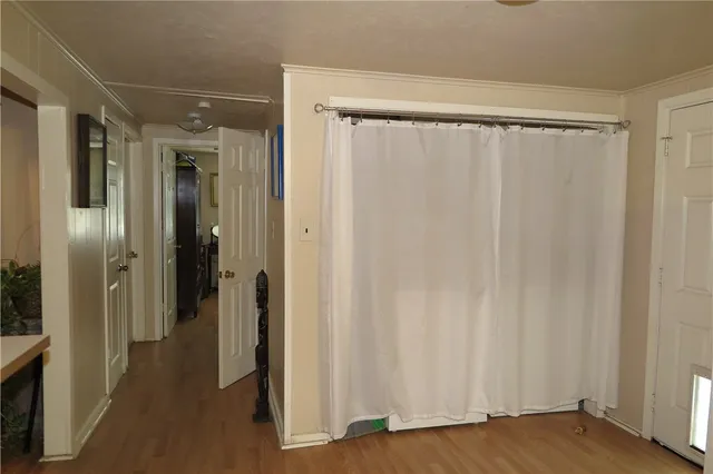 a view of closet area