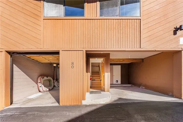 a view of a hardwood & door