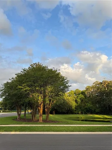 a view of a volley ball court