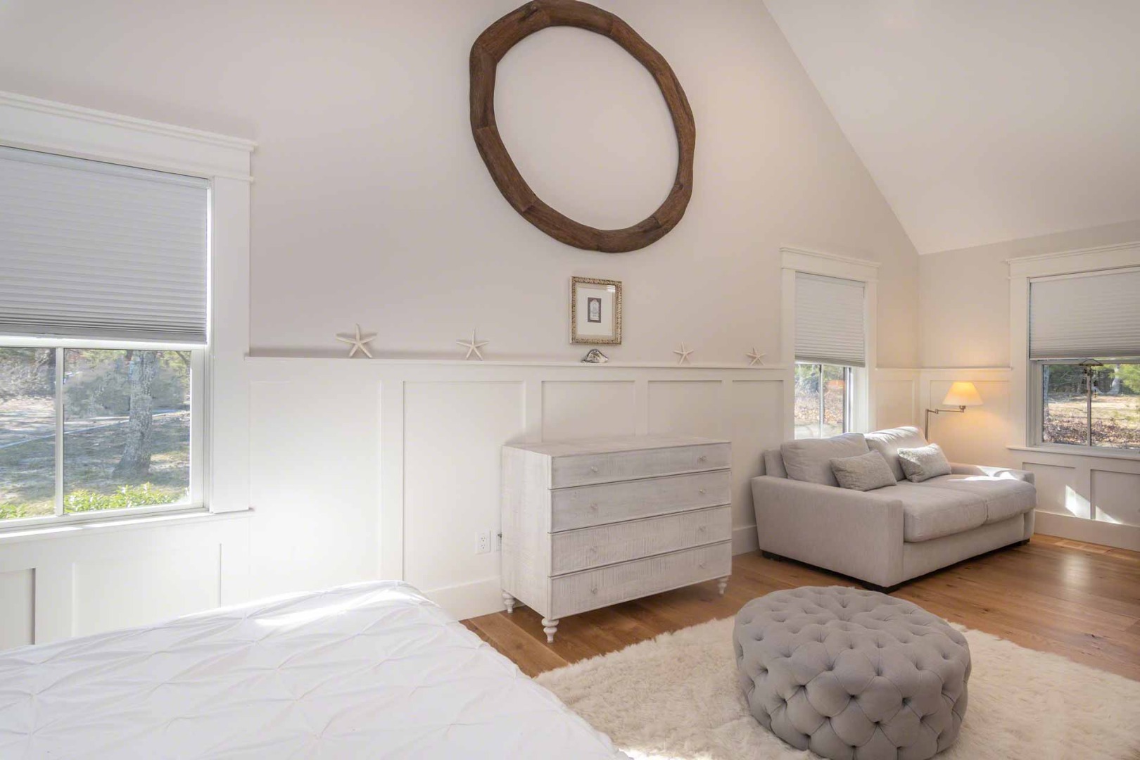 59 Seth's Way Edgartown, MA 02539 - Photo 32 of 46 a living room with furniture and a mirror