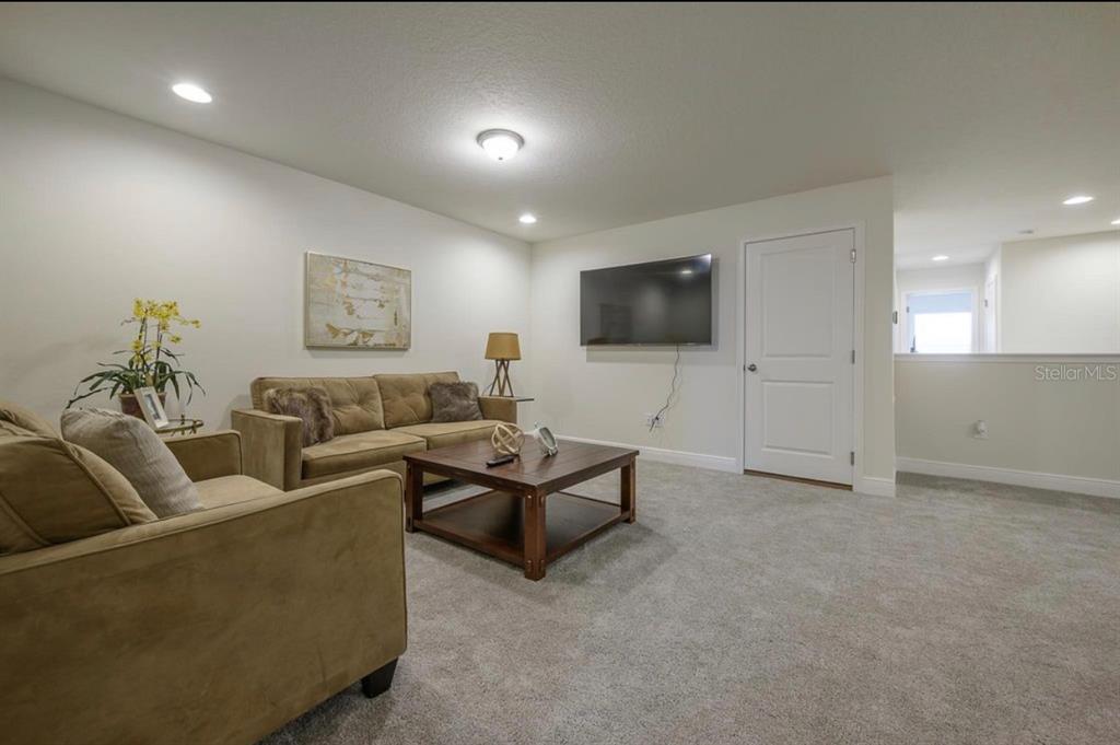 10128 Newel Valley Loop Riverview, FL 33569 - Photo 9 of 26 a living room with furniture and a flat screen tv