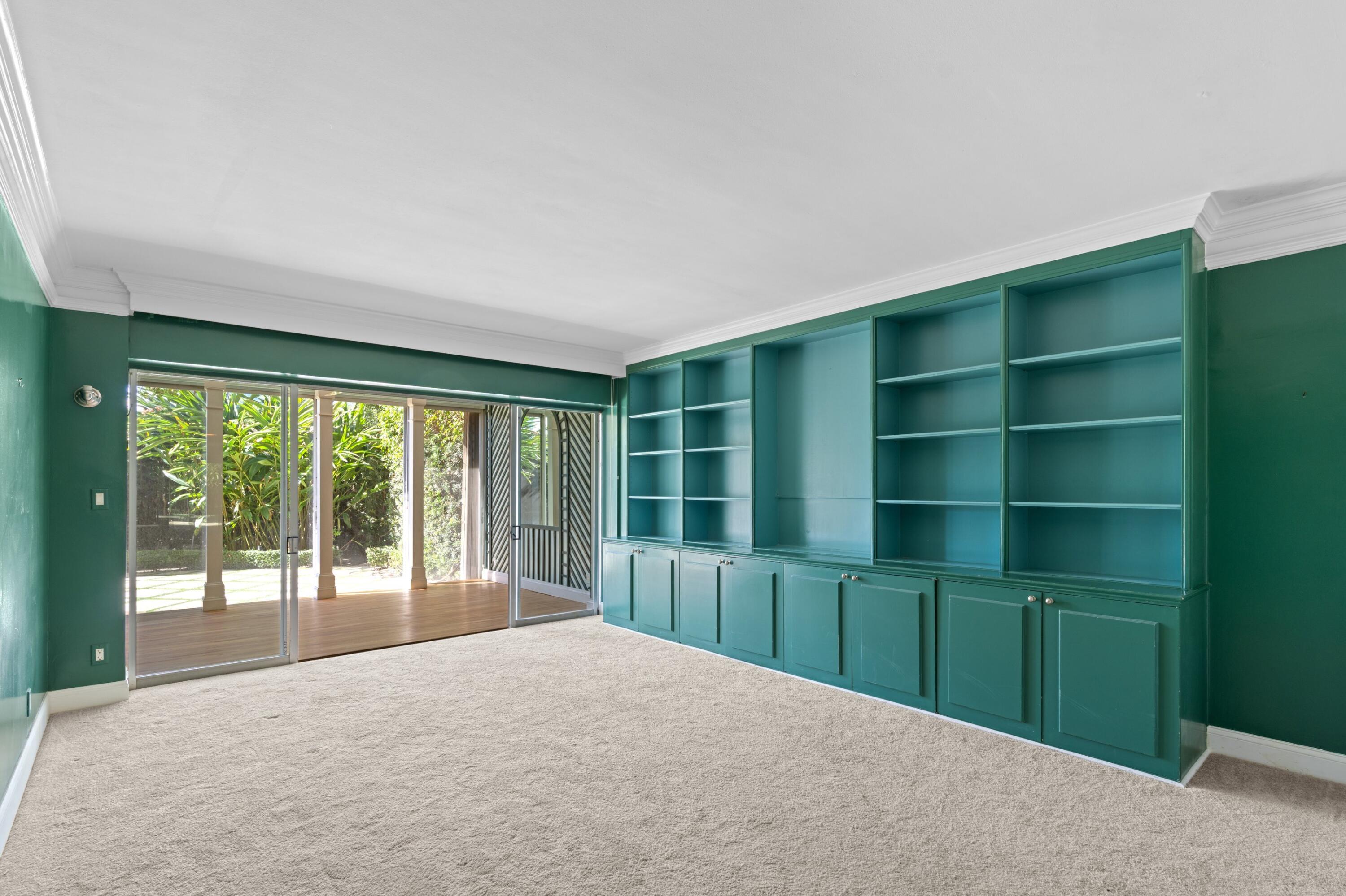 369 South Lake Drive, Unit 1D Palm Beach, FL 33480 - Photo 22 of 46 a view of an empty room with a window and balcony