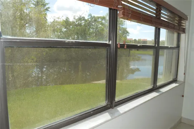 a view of a room with window