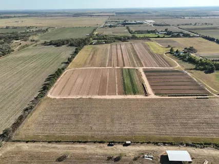an aerial view of a flat screen tv