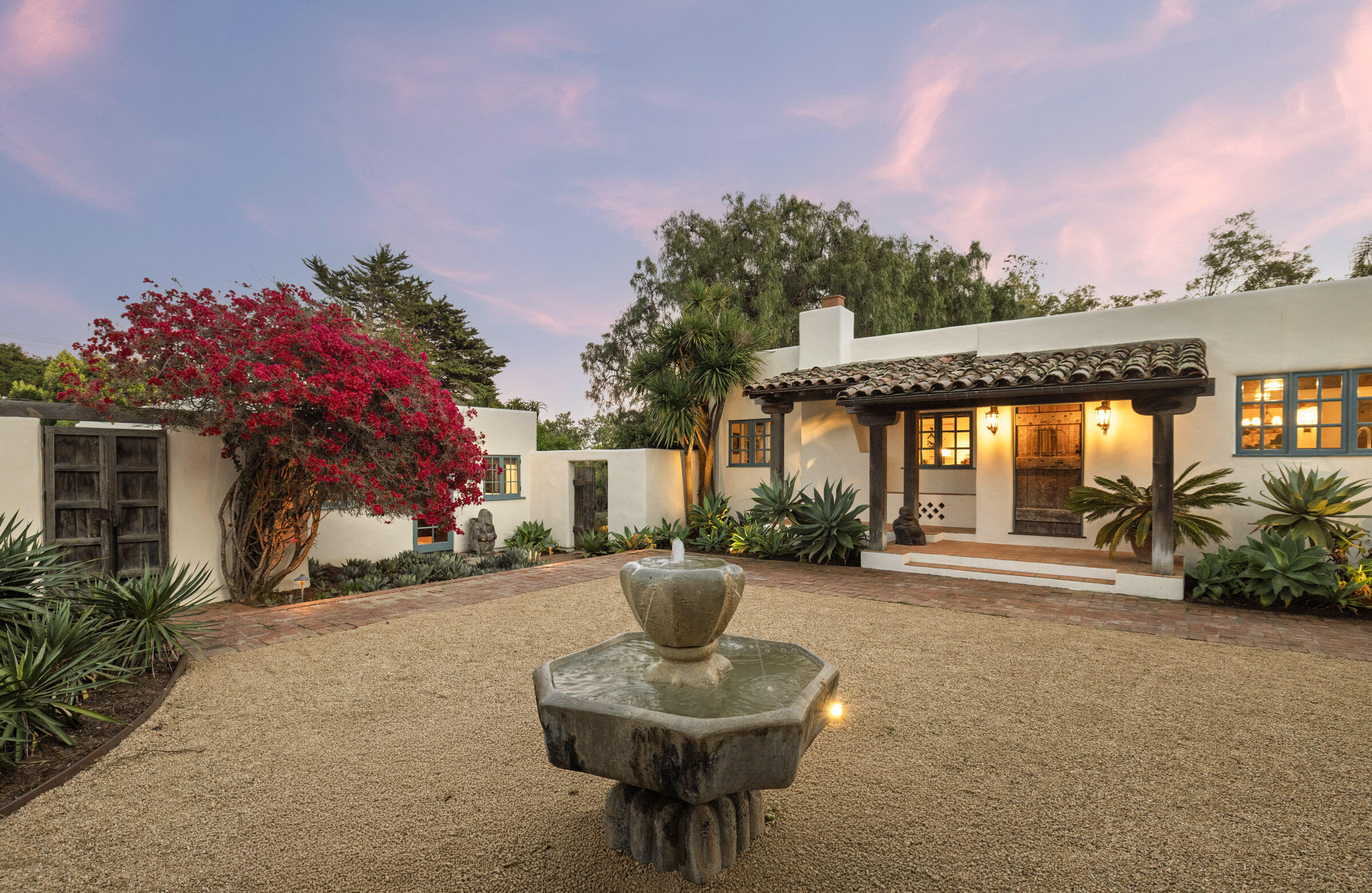 549 Hot Springs Road Montecito, CA 93108 - Photo 1 of 28 Adobe Style Montecito Compound