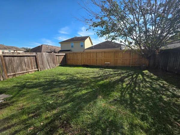 a backyard of a house