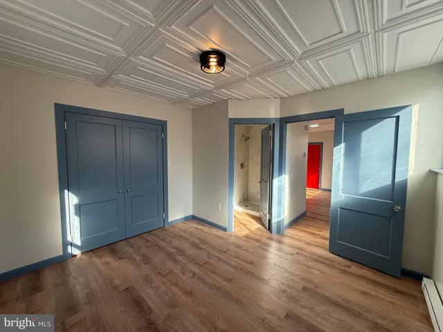 wooden floor in an empty room