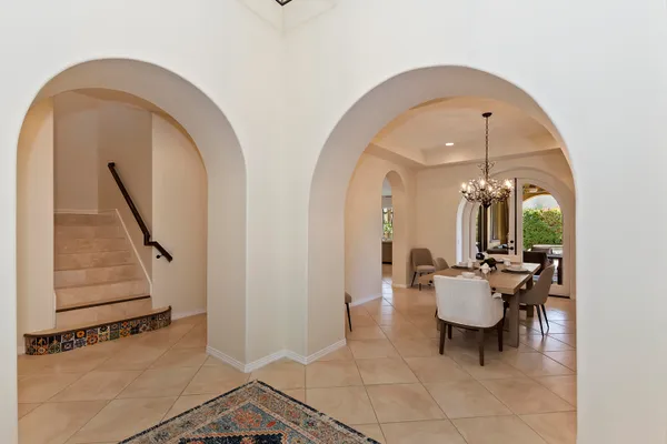 a living room with fireplace furniture