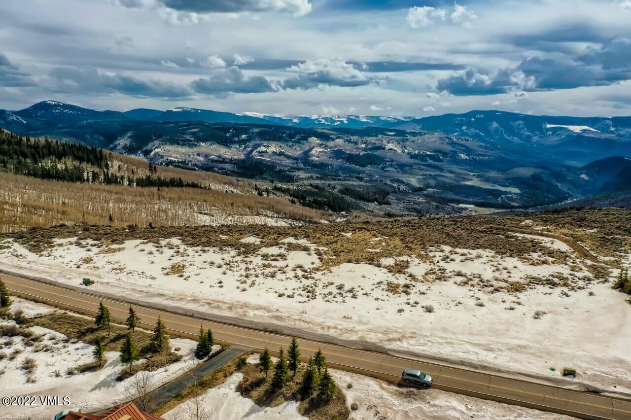 a view of a lake with a mountain