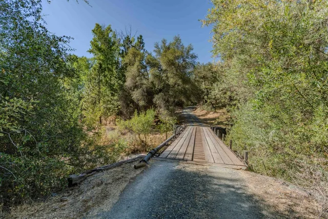 a view of backyard with green space