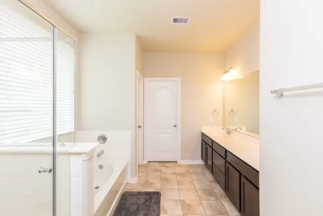 a view of an empty room