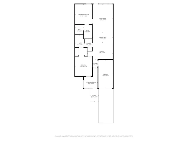 a picture of floor with a white building