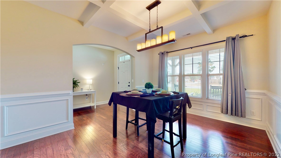109 Caulfield Road Aberdeen, NC 28315 - Photo 4 of 28 a view of a dining room with furniture window and wooden floor