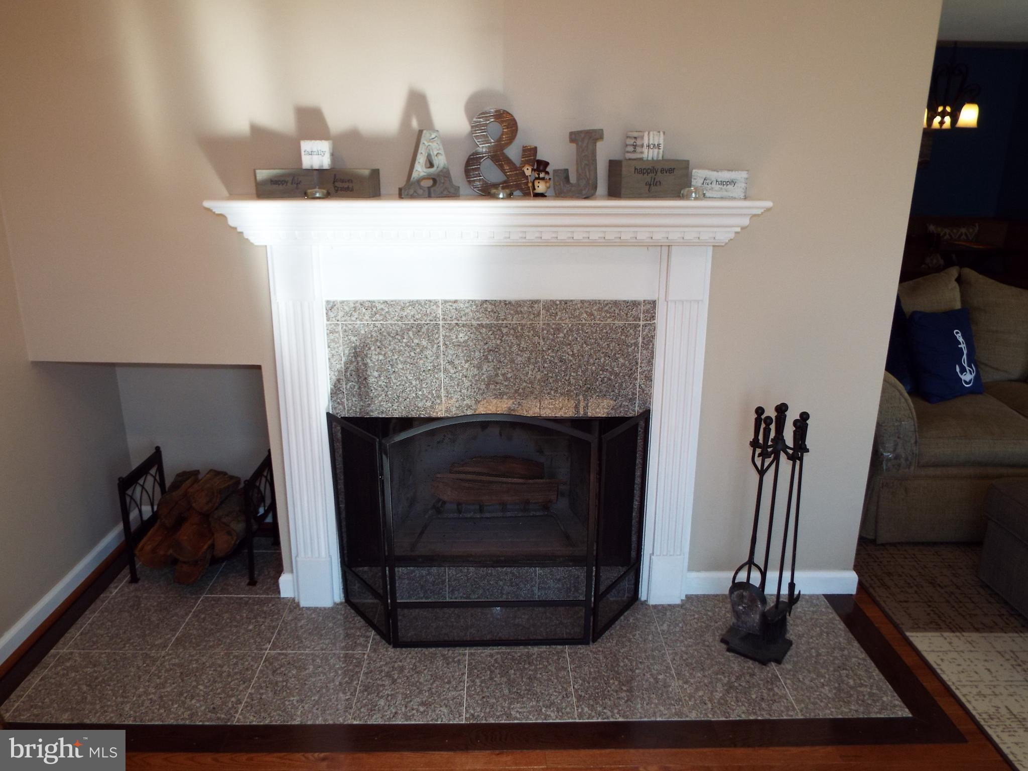 10909 Trotting Ridge Way, Unit 910 Columbia, MD 21044 - Photo 6 of 28 Wood Burning Fireplace w/custom mantle