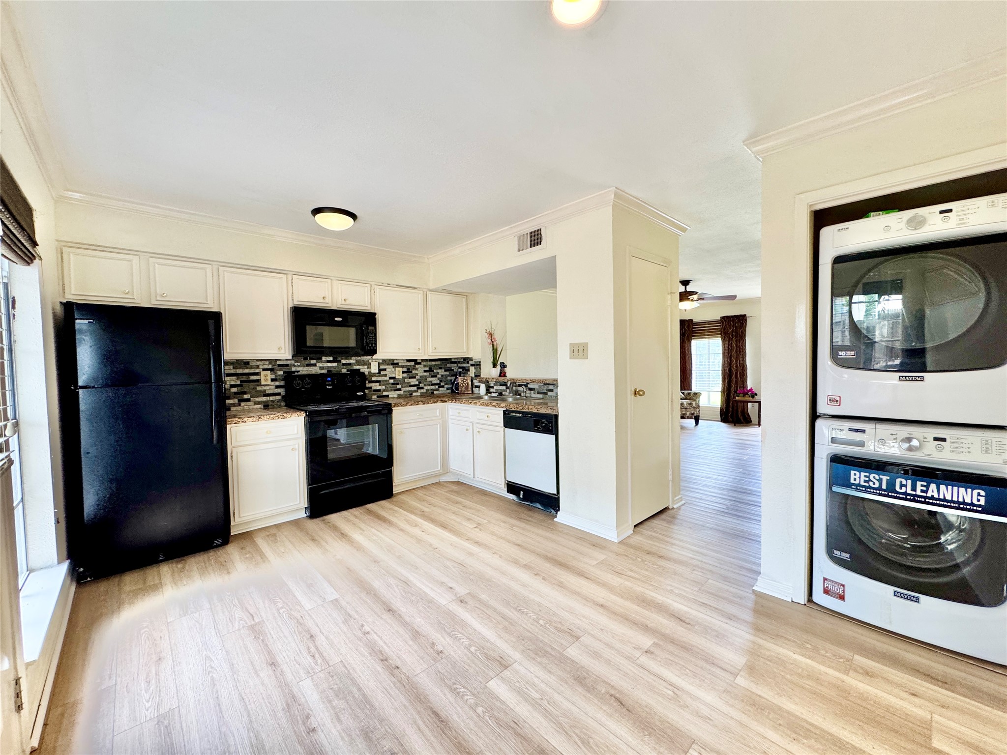 2002 Gentryside Drive, Unit 103 Houston, TX 77077 - Photo 6 of 20 Laundry room accesible inside the home, complete with stacked W/D