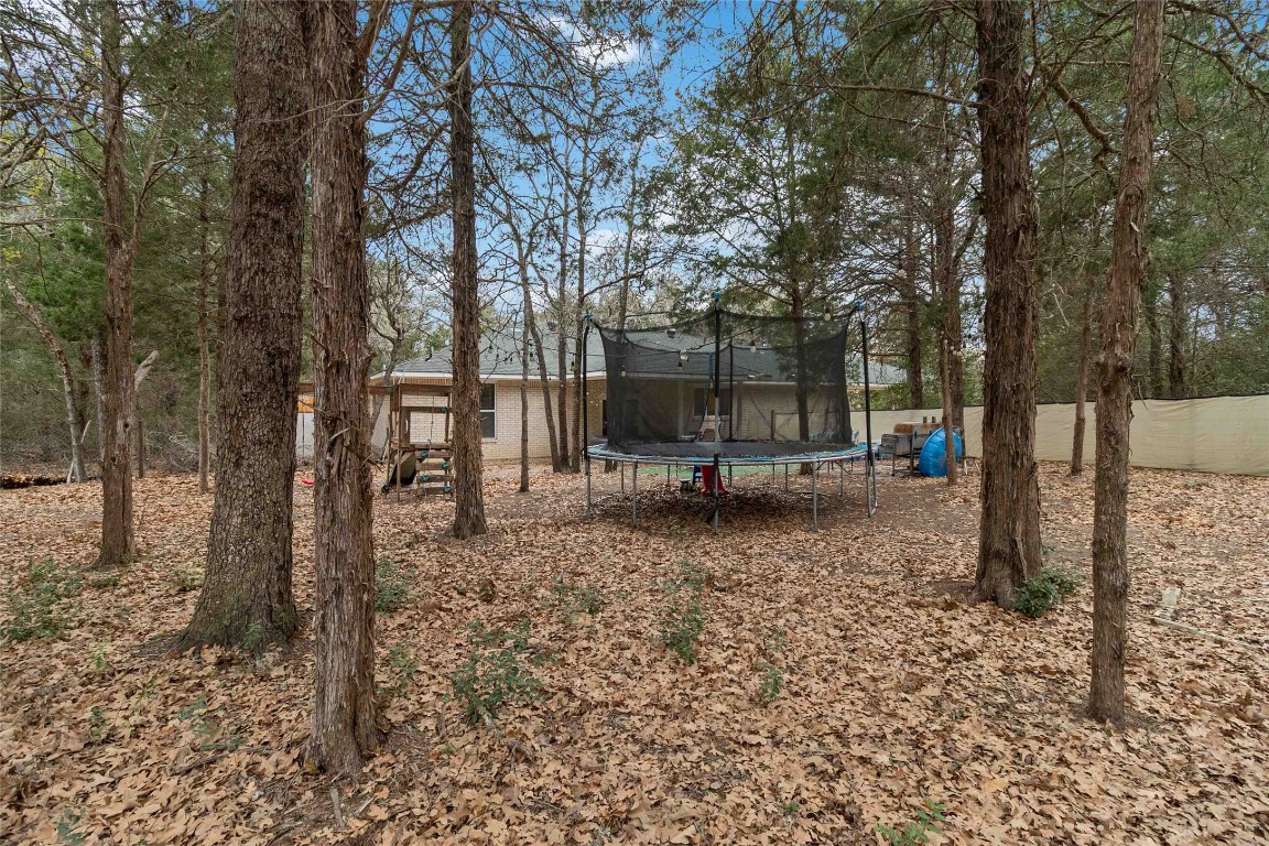 581 State Highway 95 Elgin, TX 78621 - Photo 28 of 30 a backyard of a house with lots of green space