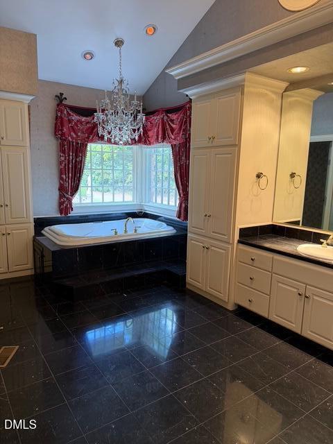 173 Park Circle Faison, NC 28341 - Photo 49 of 56 a room with chandelier furniture and window