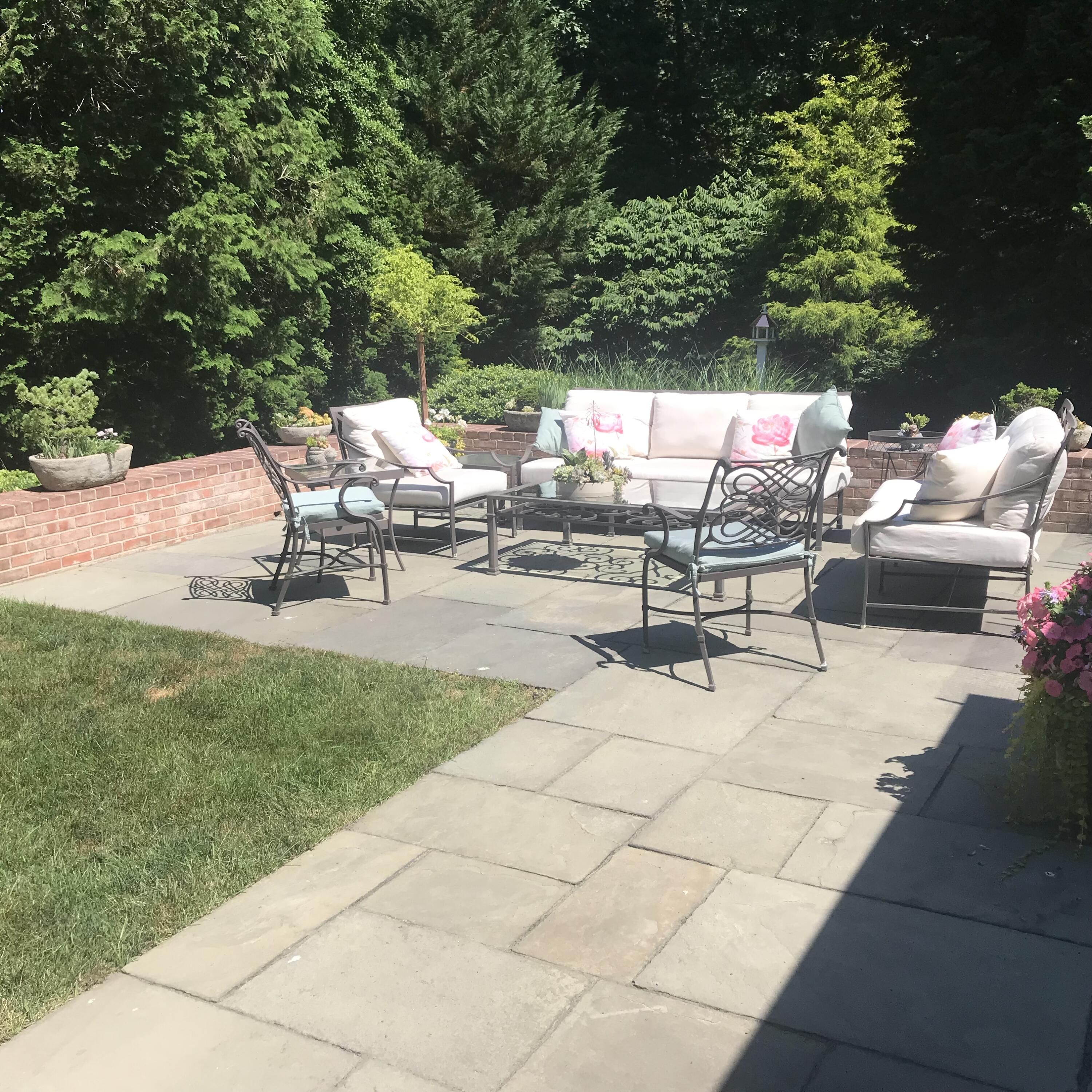 40 Birch Road Darien, CT 06820 - Photo 20 of 27 a view of backyard with seating area and trees