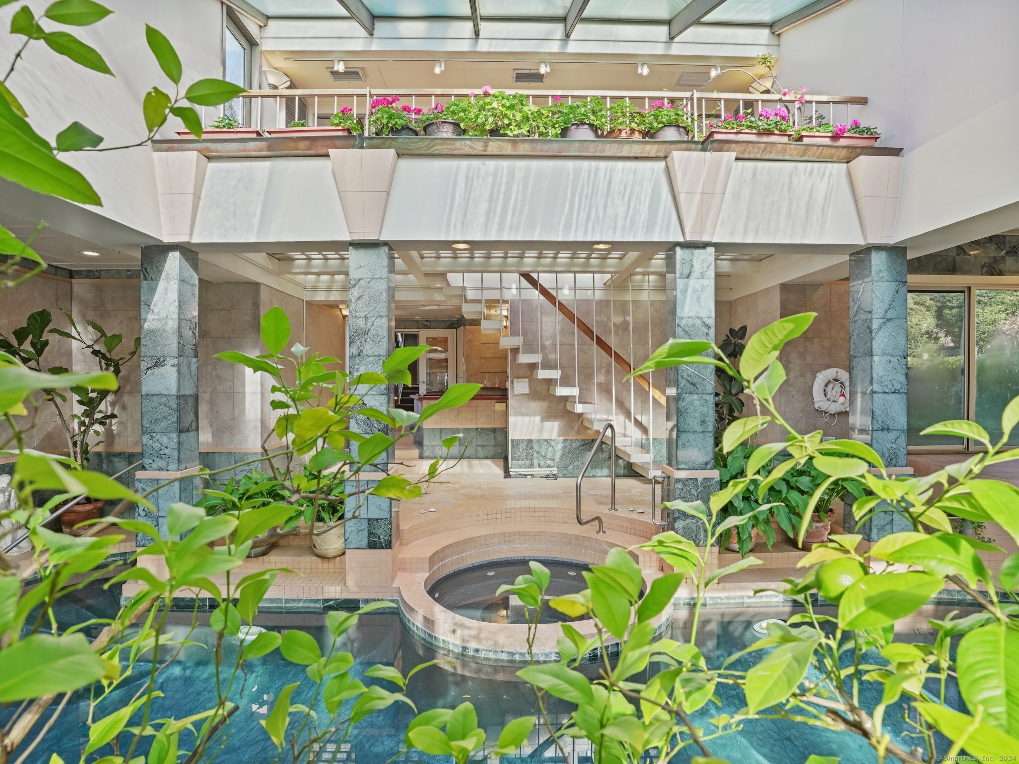 8 Bayberry Ridge Road Westport, CT 06880 - Photo 18 of 40 Solarium above the Indoor Pool.