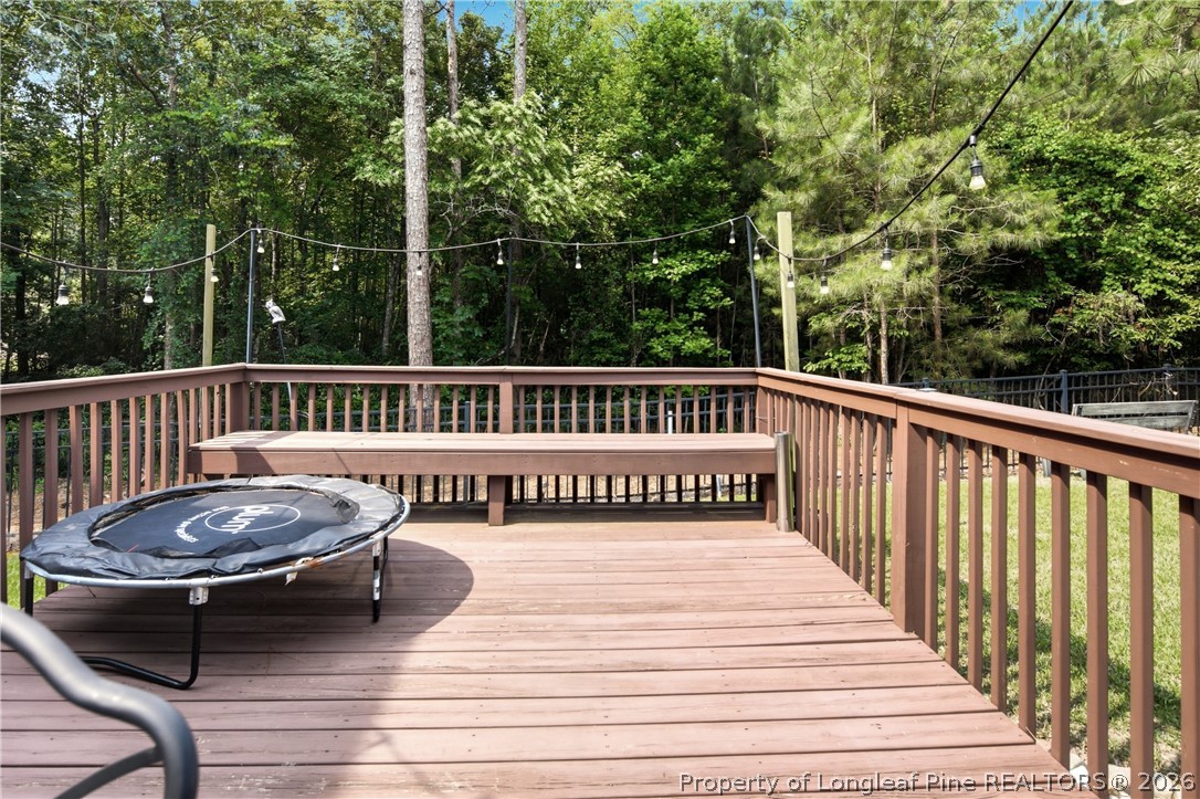 148 Heatherspring Way Spring Lake, NC 28390 - Photo 45 of 50 a view of balcony with wooden floor