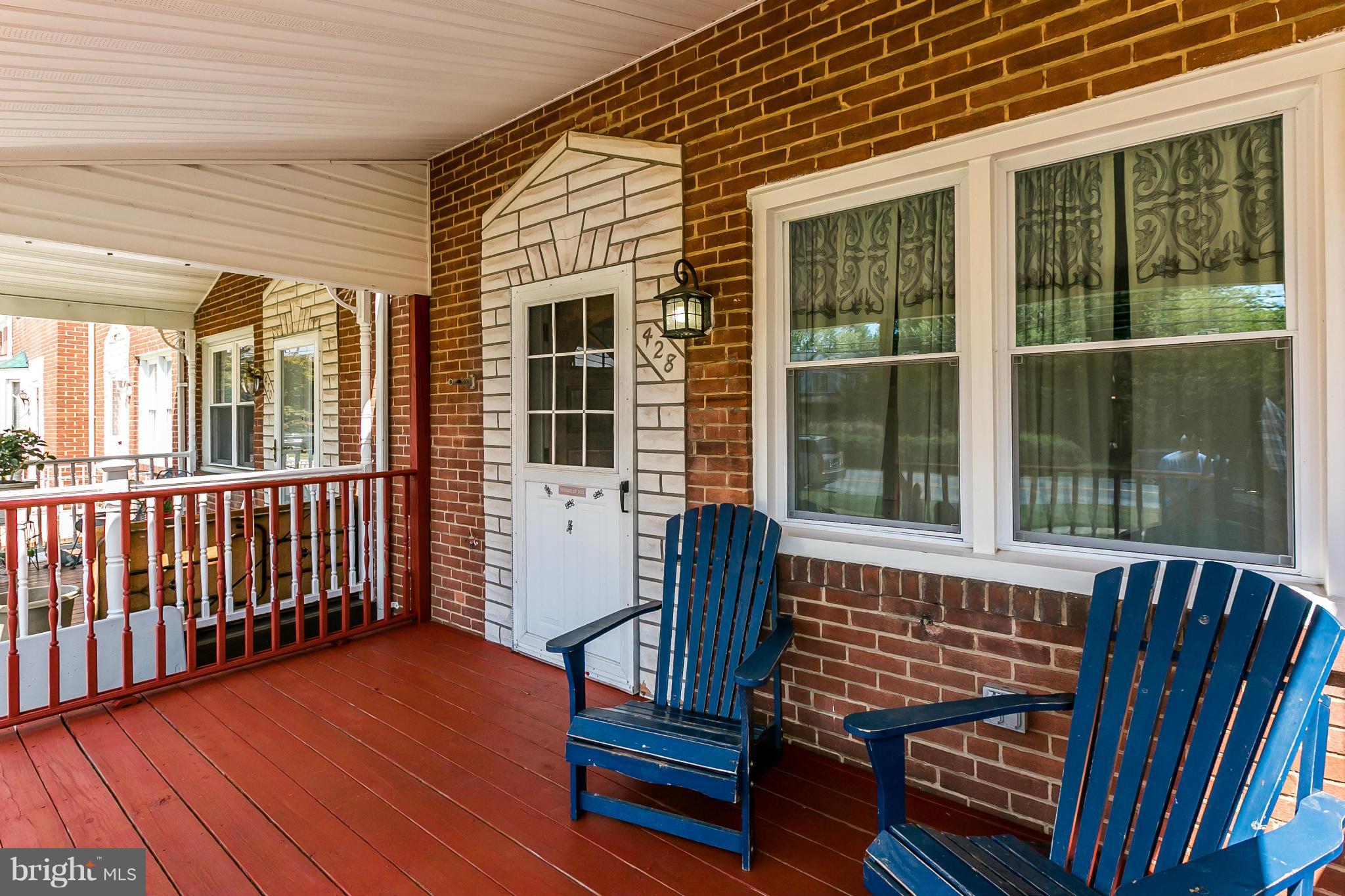 428 Trappe Road Baltimore, MD 21222 - Photo 2 of 30 a view of a two chairs in the balcony