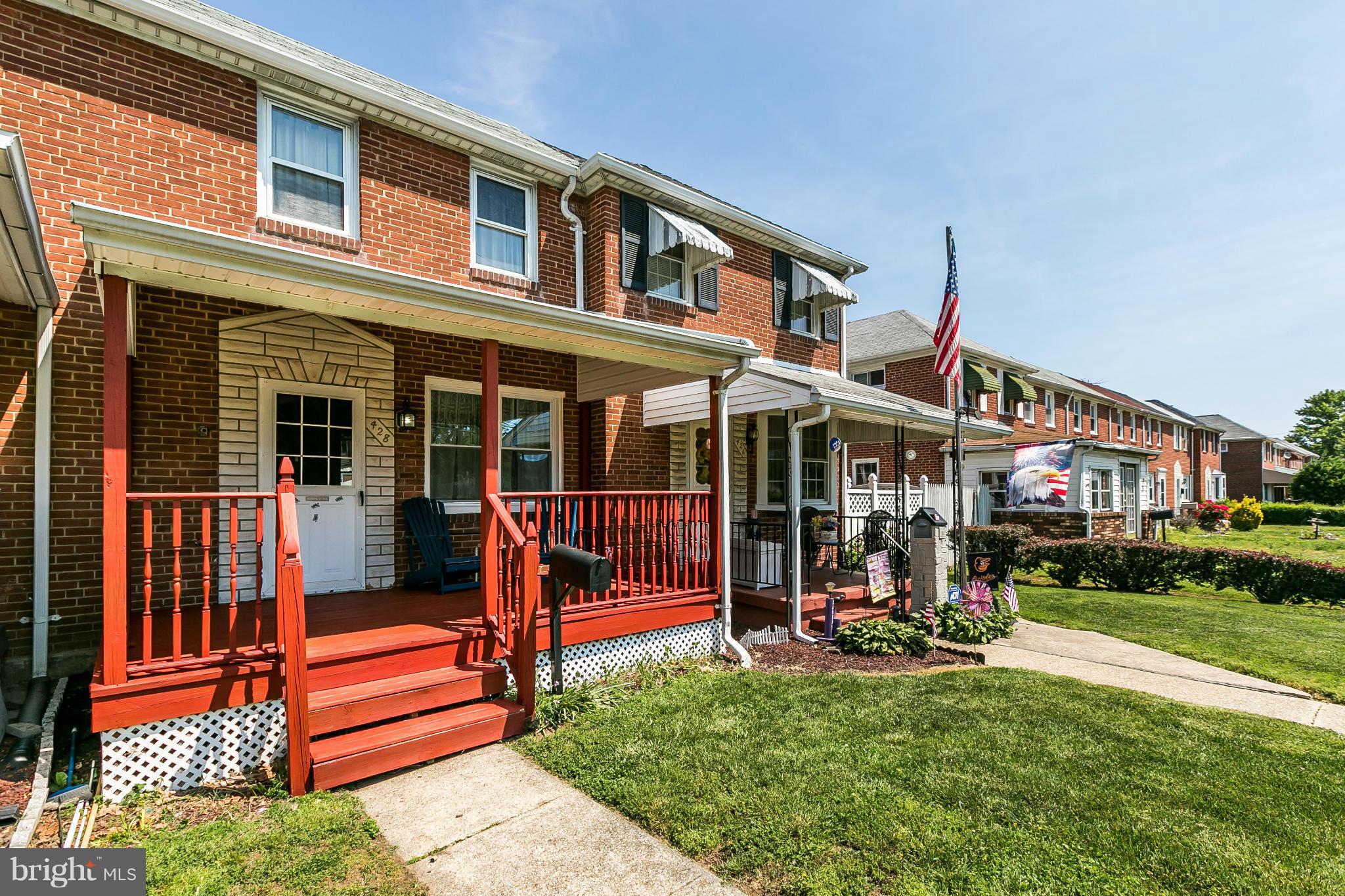 428 Trappe Road Baltimore, MD 21222 - Photo 29 of 30 a view of a house with a yard porch and wooden fence