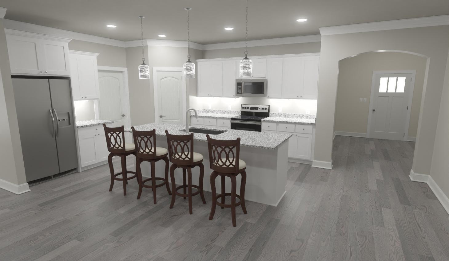 4769 Horace Lunsford Road Milton, FL 32570 - Photo 7 of 21 a large kitchen with a table and chairs