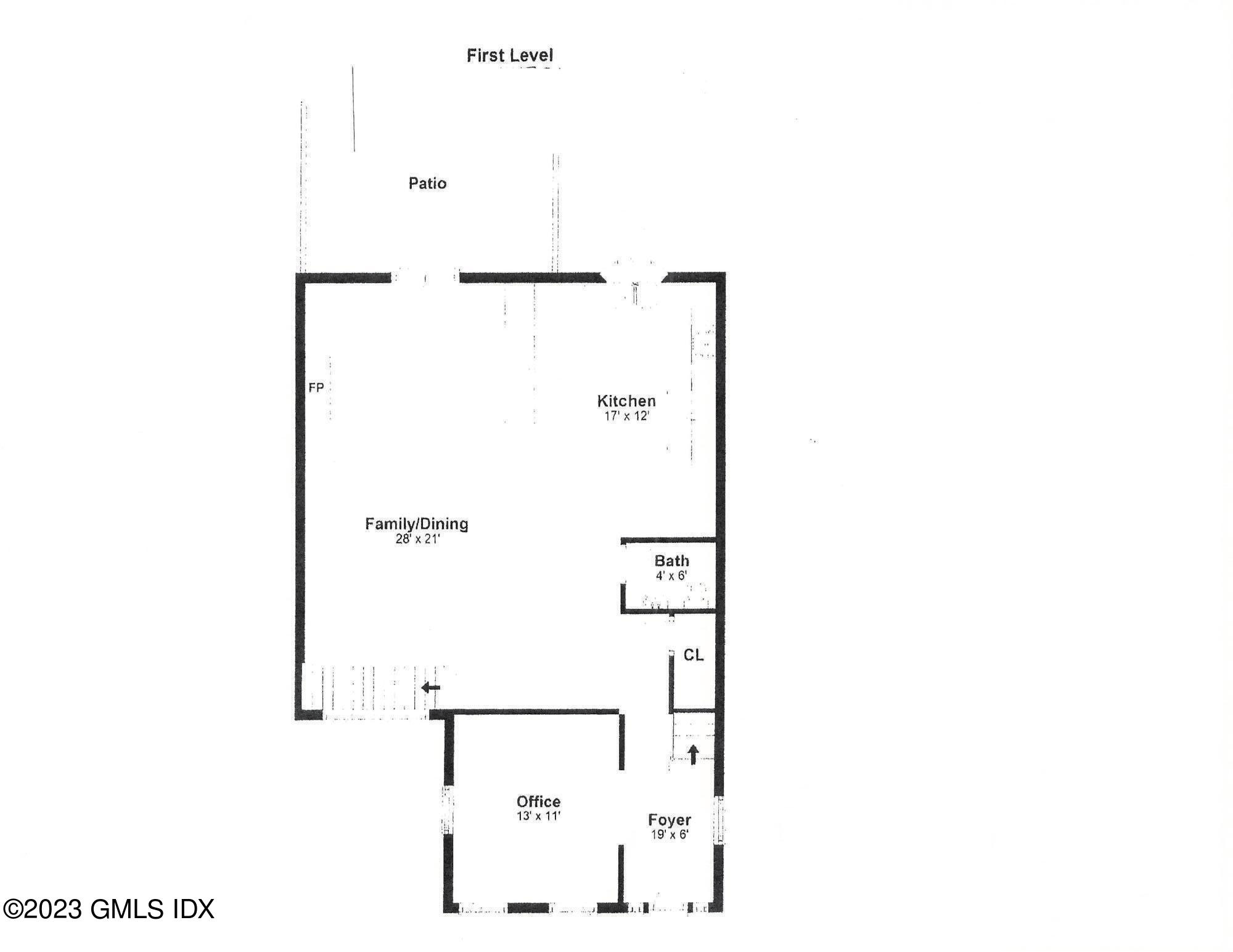58 Sherwood Place Greenwich, CT 06830 - Photo 44 of 47 a picture of floor plan