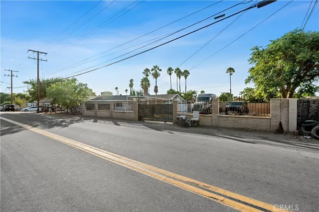 a car parked on the side of the road