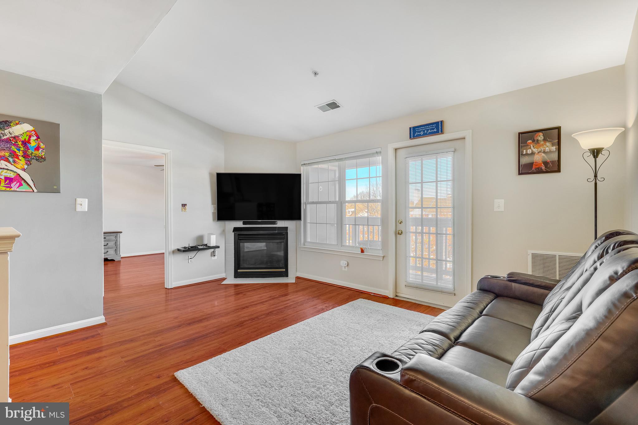 Spacious living room with beautiful natural light
