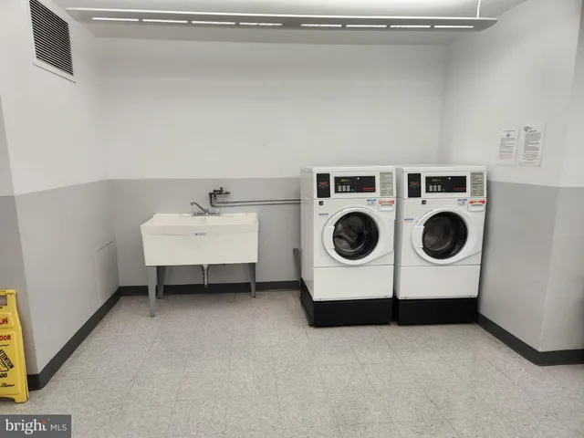 a view of a room with shelves
