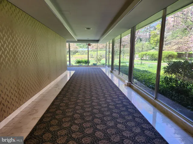 a view of a black and white checkered floor