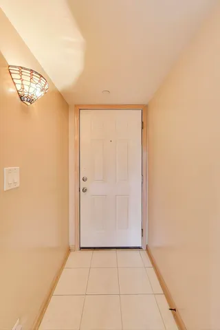 a view of garage with furniture