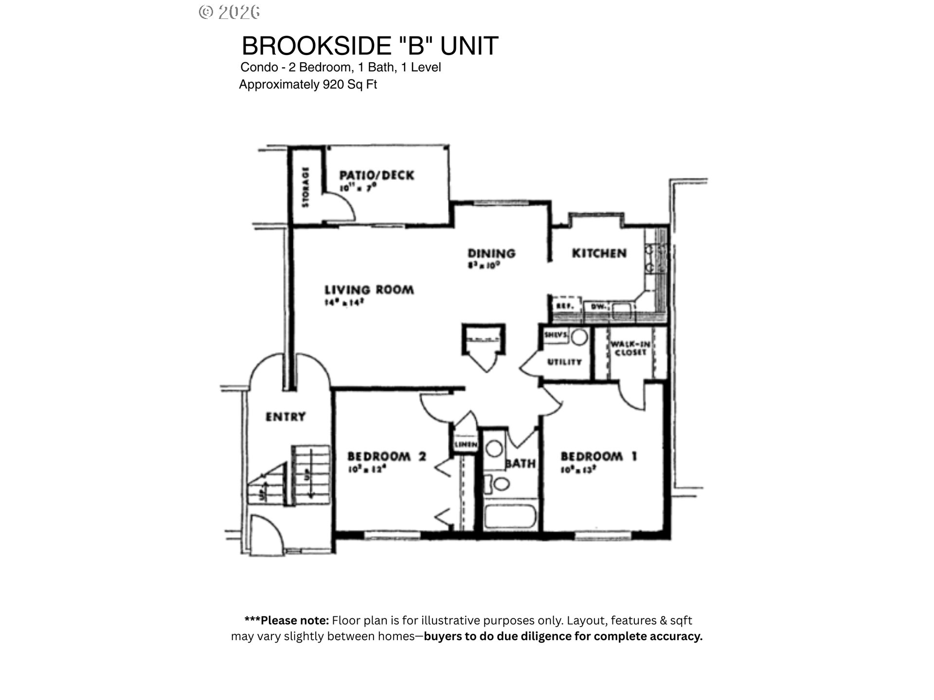 10820 Southwest Meadowbrook Drive, Unit 62 Portland, OR 97224 - Photo 46 of 46 Floor Plan