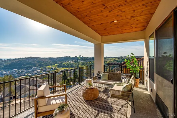 an outdoor space with lots of green space