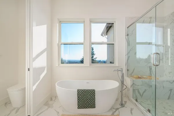 a bathroom with a sink a toilet and a bathtub