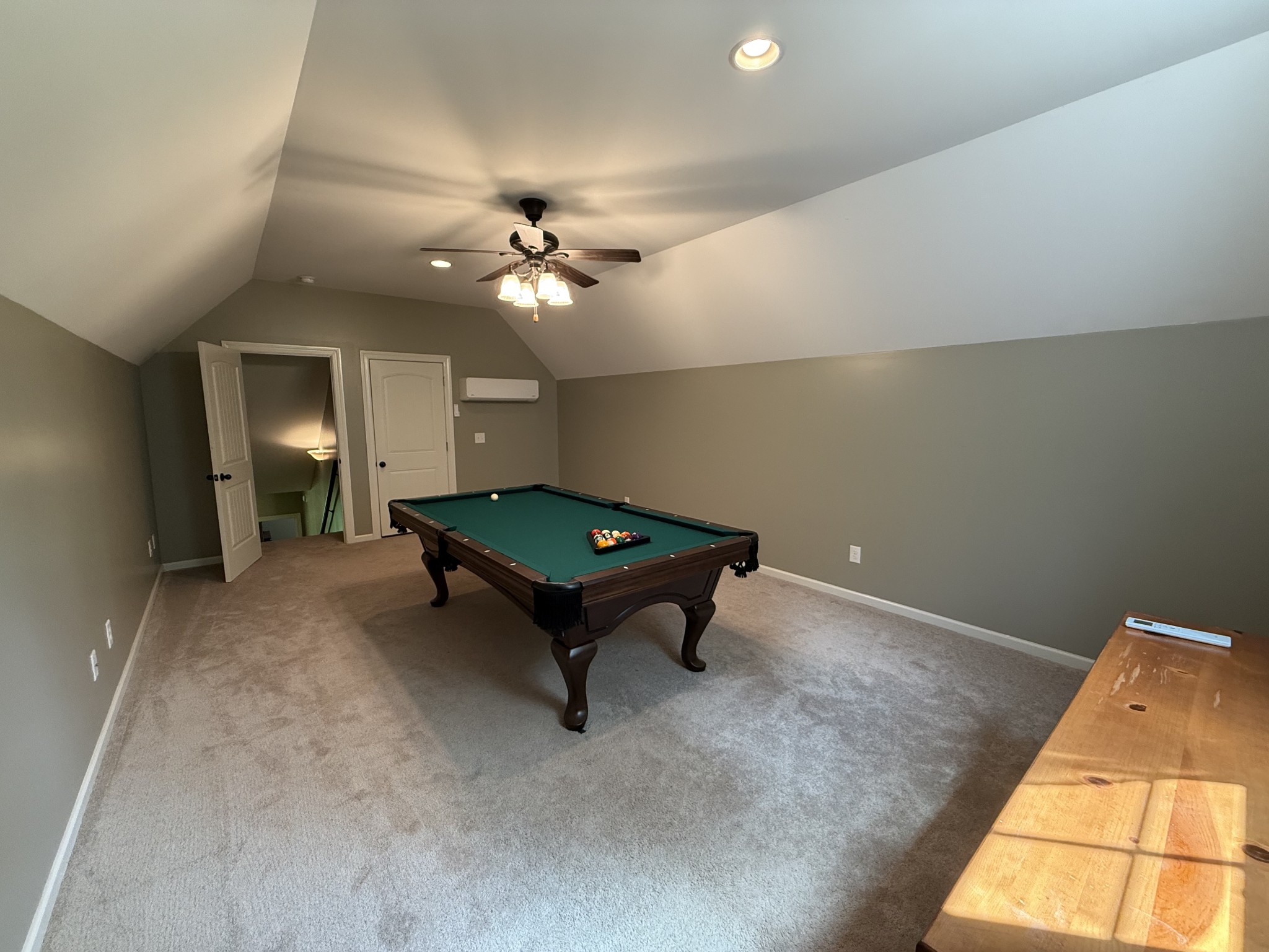 6591 Clear Creek Road Pulaski, TN 38478 - Photo 25 of 40 a living room with pool table and a chandelier