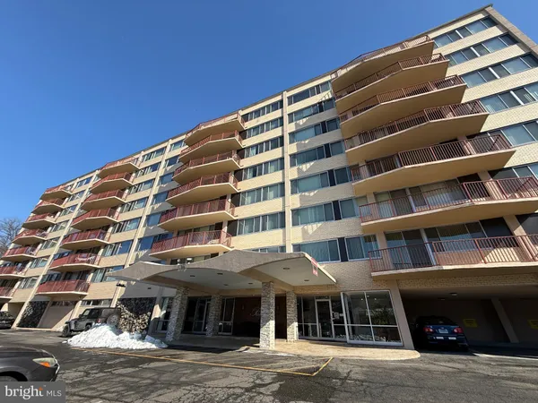 a front view of a building