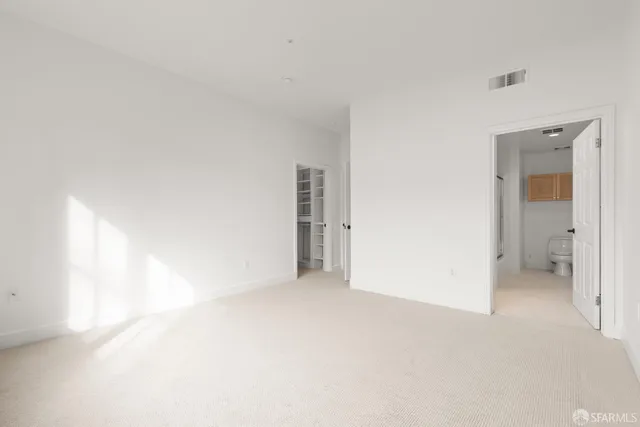 a view of an empty room