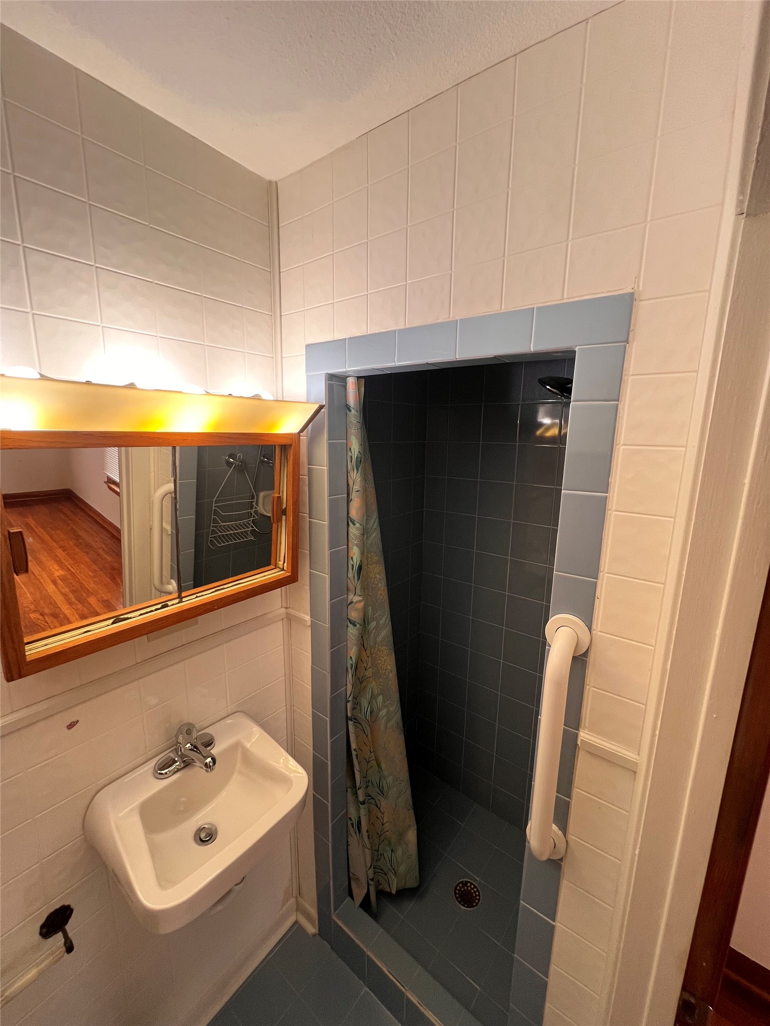 941 East 52nd Street Austin, TX 78751 - Photo 24 of 26 a bathroom with a sink and mirror