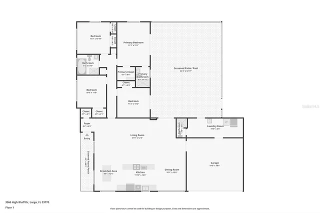 $699,000 | 3966 High Bluff Drive, Largo, FL 33770