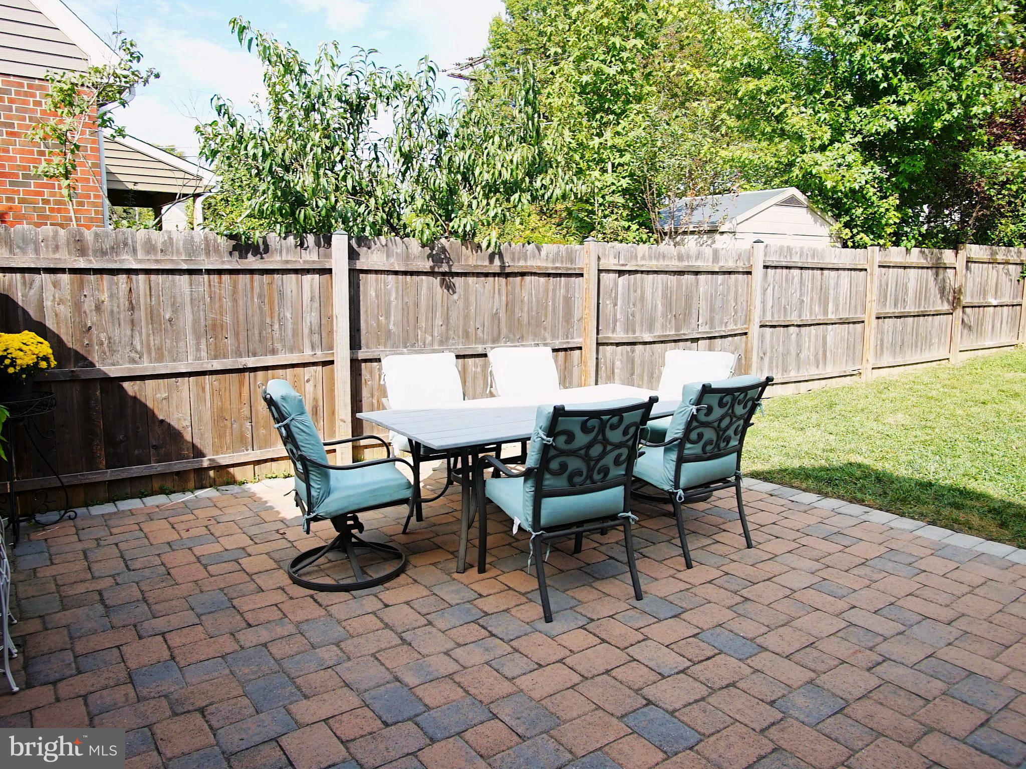 6208 Collinsway Road Baltimore, MD 21228 - Photo 18 of 22 a view of a chairs and table in the back yard of the house