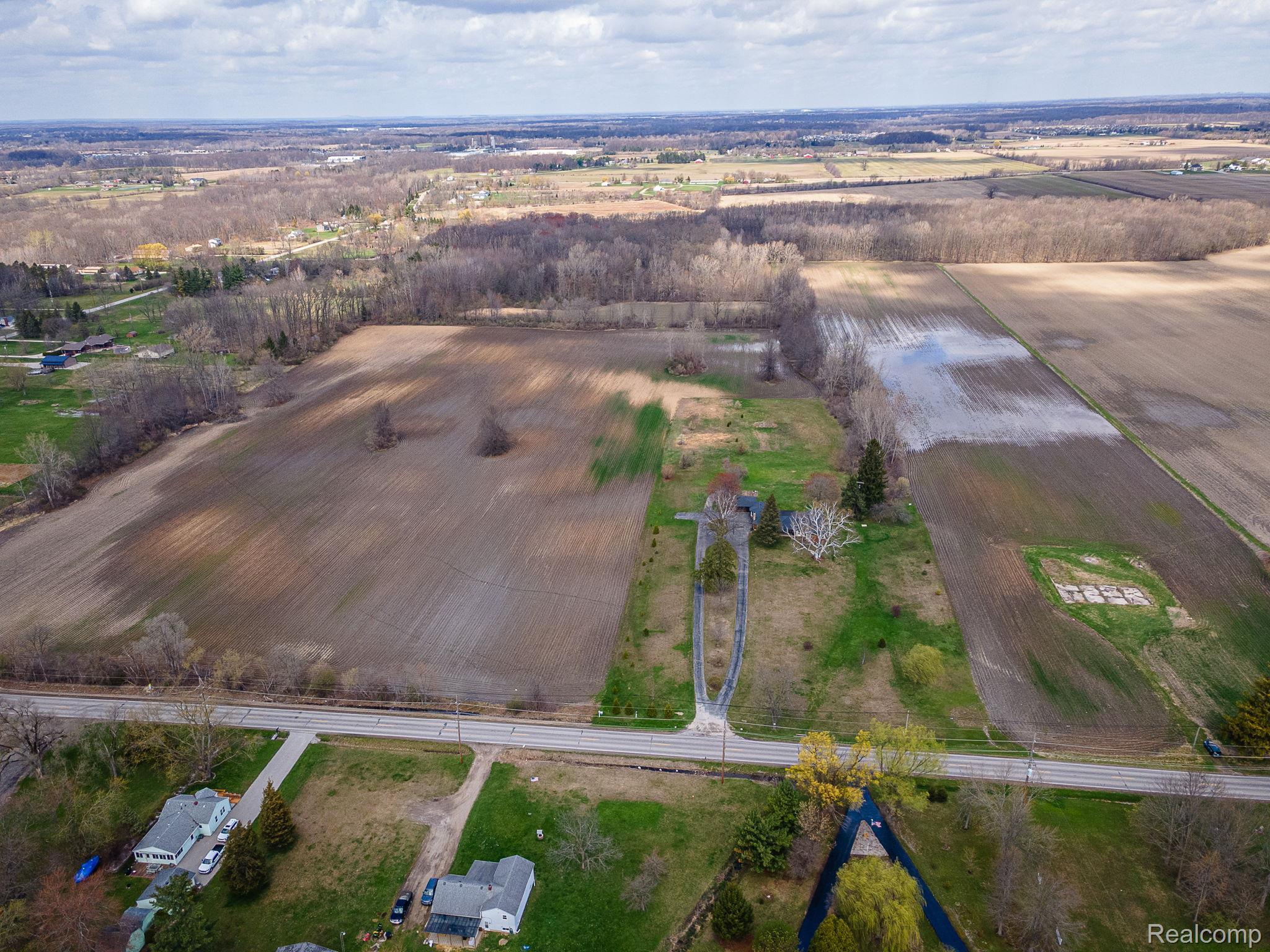 2 Carleton Rockwood Road Carleton, MI 48117 - Photo 3 of 31 3-web-or-mls-Carleton Rockwood Property Drone-002 4-16-2026.jpg