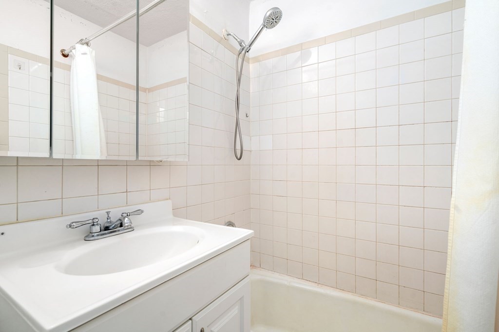 20 Radcliffe Road, Unit 304 Boston, MA 02134 - Photo 6 of 24 a bathroom with a sink and a bathtub