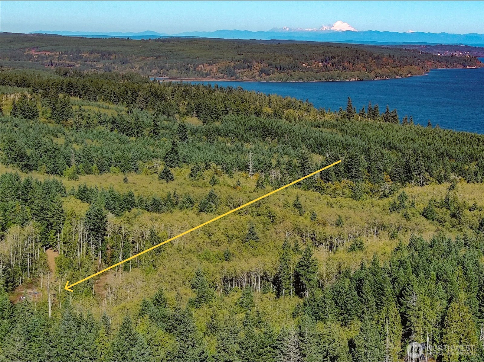 1-xxx Leland Valley Road West Quilcene, WA 98376 - Photo 5 of 13 a view of a lake with a mountain