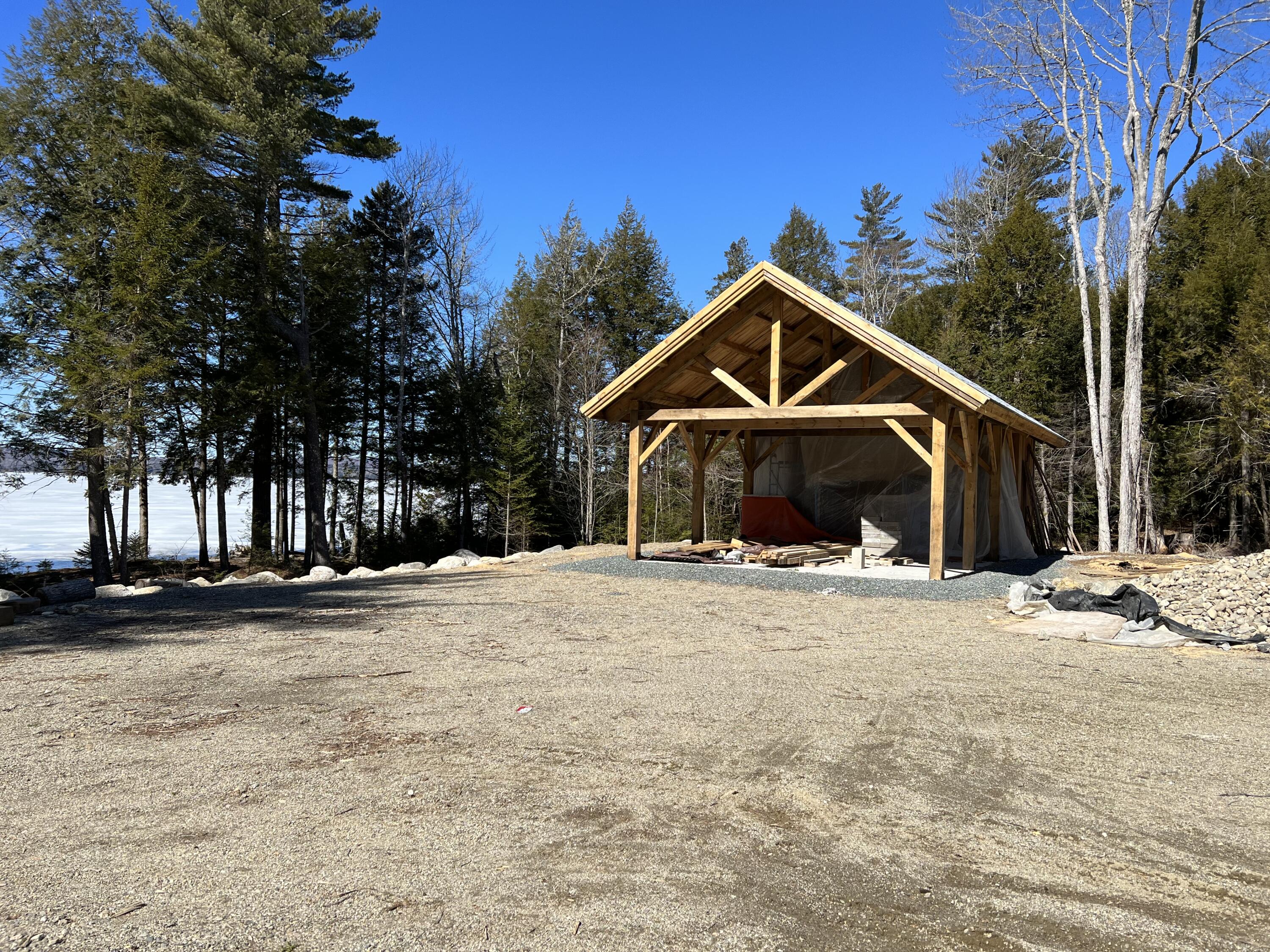 103 Moose Trail Road Ellsworth, ME 04605 - Photo 14 of 14 Common Area Pavillion Under Construction