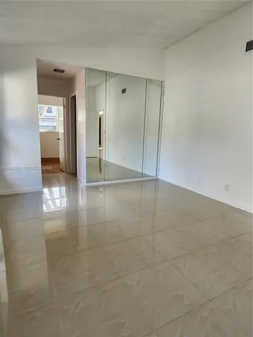 a room with gym equipment