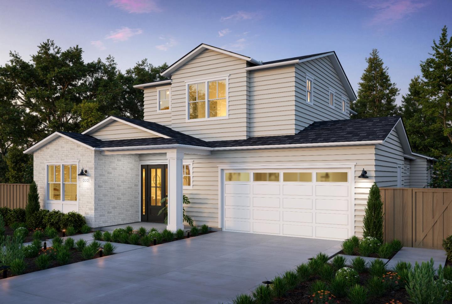 8 Nancy Way Menlo Park, CA 94025 - Photo 2 of 5 a front view of a house with a yard and garage