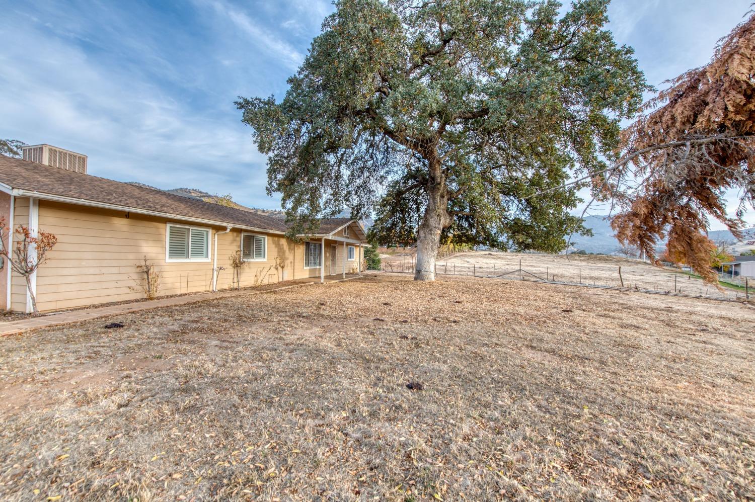 8062 Monreal Drive Sanger, CA 93657 - Photo 21 of 24 a view of a backyard with a tree