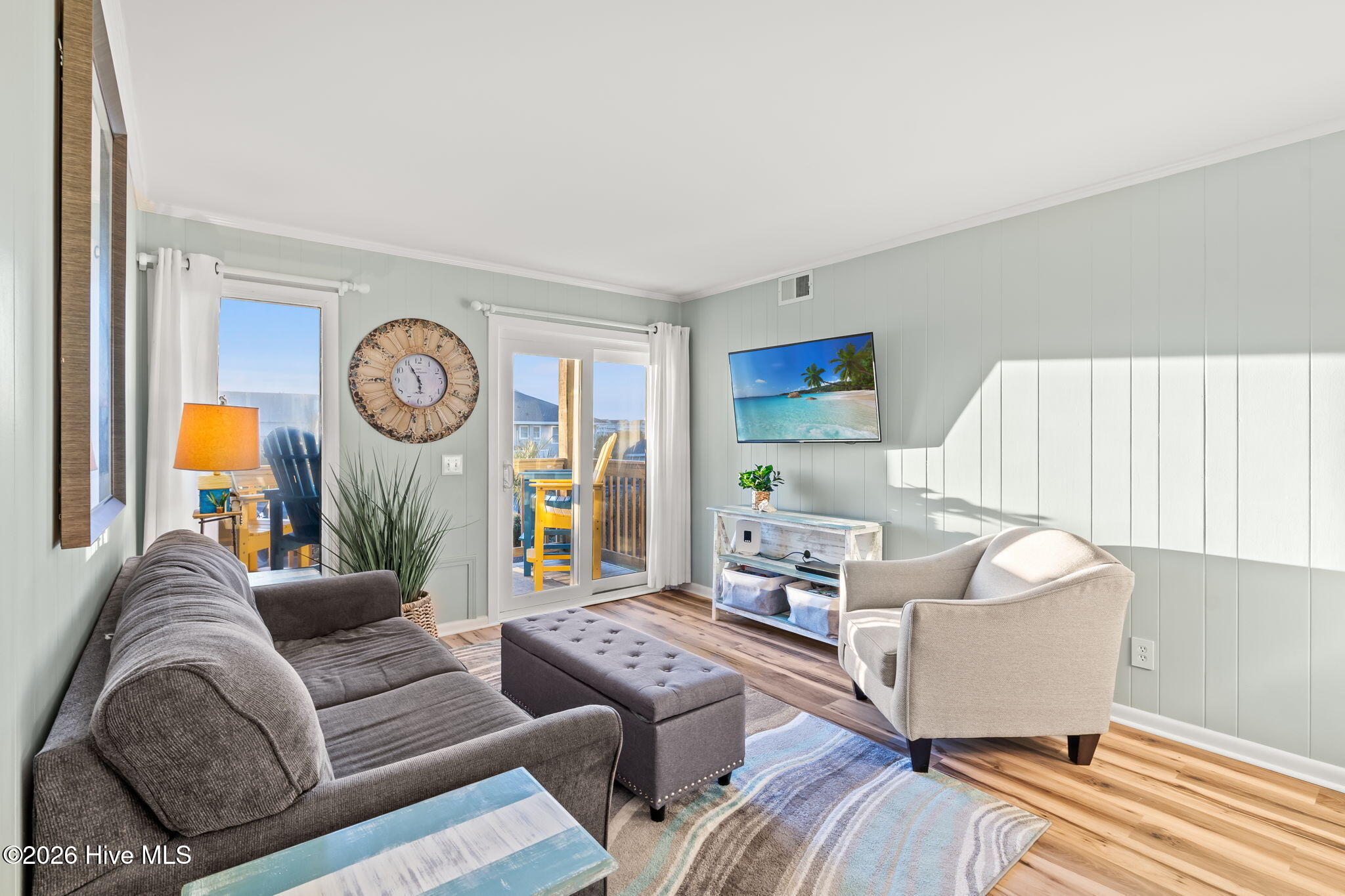 277 West First Street, Unit 1I Ocean Isle Beach, NC 28469 - Photo 43 of 43 Open floorplan with ocean views from covered deck.